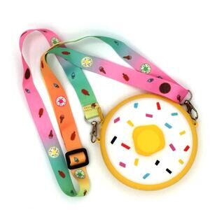 New Crossbody Soft Donut Purse Silicone Shoulder Bag Strap